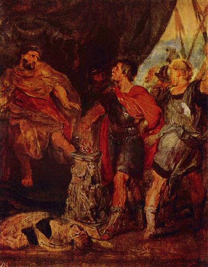 Peter Paul Rubens Mucius Scavola vor Porsenna